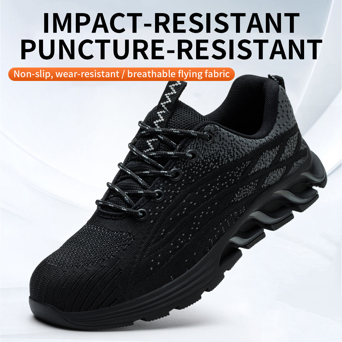 Men's Lightweight Safety Shoes, Breathable Comfortable Anti-smashing Anti-piercing Anti-slip Composite Toe Cap Shoes, Daily Wear Shoes for Men, Boy